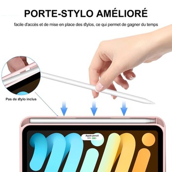 Puzdro s klávesnicou SENGBIRCH pre iPad Mini 7 (A17Pro) 8,3 palca 2024 – francúzska klávesnica