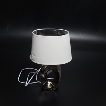 Stolová lampa Reality Leuchten Taba biela