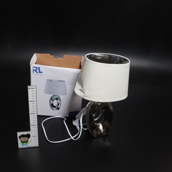 Stolová lampa Reality Leuchten Taba biela