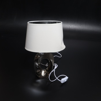 Stolová lampa Reality Leuchten Taba biela