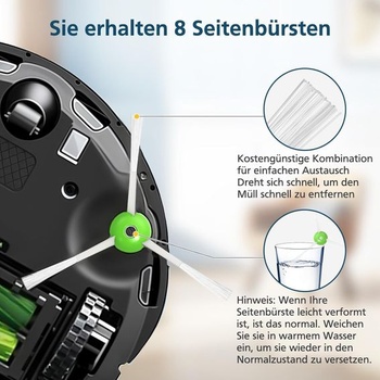 22dielna sada príslušenstva pre vysávače iRobot Roomba i7 i7+ j7 j7+/Plus i3 i3+ i4 i4+ i6 i6+ i8
