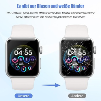 Ochranné tvrdené sklo pre Apple Watch 4/5/6/se/se2/se3 (40mm), CBDE3 - fólia pre Apple Watch Series
