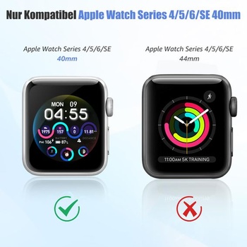 Ochranné tvrdené sklo pre Apple Watch 4/5/6/se/se2/se3 (40mm), CBDE3 - fólia pre Apple Watch Series