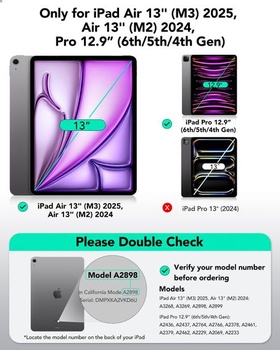 Púzdro ESR pre iPad Pre 12,9 palcov 2022/2021/2020 (6./5./4. generácie), iPad Air 13 palcov M3/M2