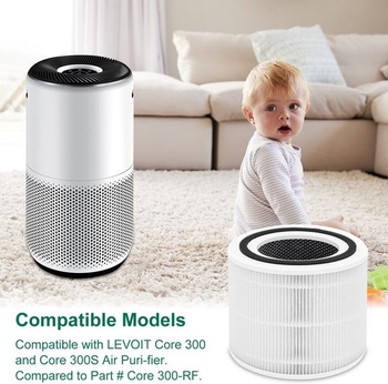 1 kus filtru do čističky vzduchu Core 300 pro Levoit Core 300 Core 300s Core 300-RF 3-v-1 H13 HEPA