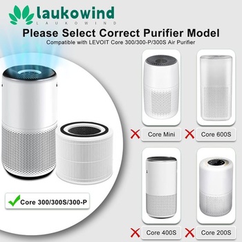 1 kus filtru do čističky vzduchu Core 300 pro Levoit Core 300 Core 300s Core 300-RF 3-v-1 H13 HEPA