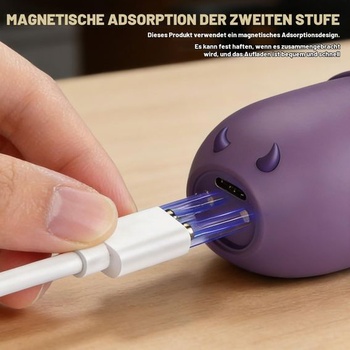Balenie 2 magnetických nabíjacích káblov USB, kompatibilné so Satisfyer Pro 2, náhradný magnetický