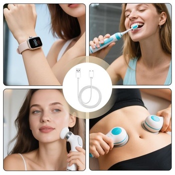 Balenie 2 magnetických nabíjacích káblov USB, kompatibilné so Satisfyer Pro 2, náhradný magnetický