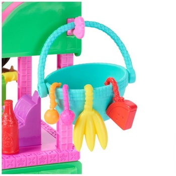 Dora, vozík Pop 'N' Go s 15 dílky, transformační vozík a úložný prostor na hračky s 15cm figurkou