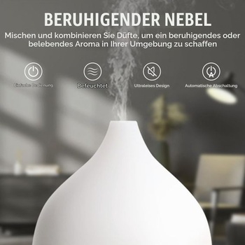 SALKING Aróma difuzér esenciálnych olejov 100ml difuzér čierny s motívom dreva - 1 balenie