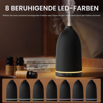 Difúzer esenciálnych olejov SALKING 100ML RGB čierny