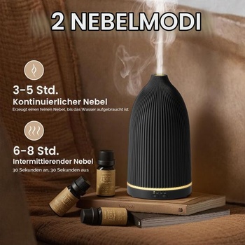 Difúzer esenciálnych olejov SALKING 100ML RGB čierny