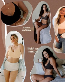 HORISUN Pohodlná bezšvová podprsenka s plným krytím pre ženy, push-up podprsenky bez kostíc s mäkkou