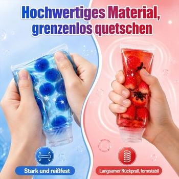 Zubná pasta Squishy Stress Ball, 2 kusy antistresových Squishy Fidget hračiek
