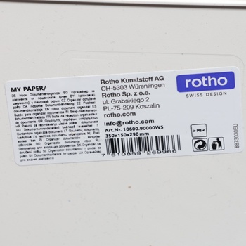Zásobník na dokumenty Rotho MyPaper, organizér na stôl, držiak na dokumenty, zásobník na listy,