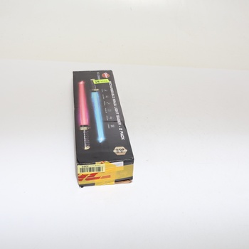 Sada svetelných mečov VATOS 2 kusy pre deti, RGB 15 farieb LED ninja meč s puzdrom a zvukovými
