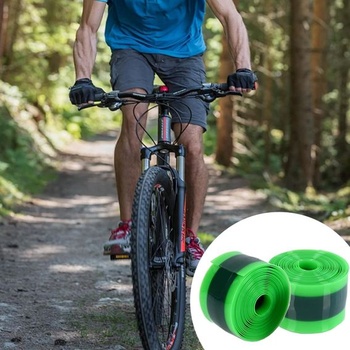 2 x Ochranné vložky do pneumatík bicyklov, Ochranná páska proti prepichnutiu, Vložky do