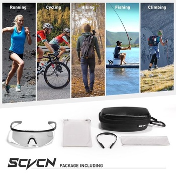 Cyklistické okuliare SCVCN pre mužov a ženy, športové slnečné okuliare pre cyklistiku, horskú