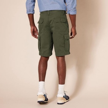 Pánske kraťasy Amazon Essentials Classic Fit s vreckami, 10 palcov, tmavo olivovo zelené, 32W