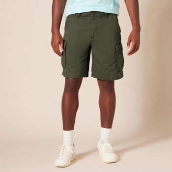 Pánske kraťasy Amazon Essentials Classic Fit s vreckami, 10 palcov, tmavo olivovo zelené, 32W