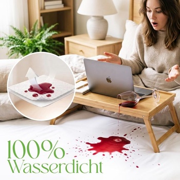 Chránič matraca 120x190 cm - 100% bambus, priedušný a antialergénny, vodeodolný chránič matraca s