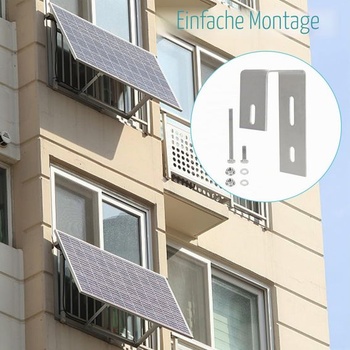 Držák solárních panelů na balkon