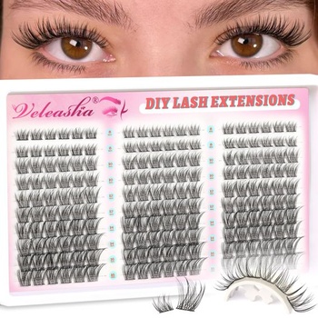 Veleasha Wimpern Extensions Manga Lash Cluster Wispy Lash…