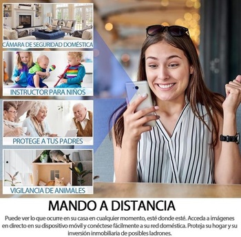 Generická WiFi kamera 1080P HD bezpečnostná kamera pre vnútorné aj vonkajšie použitie, bezdrôtová,