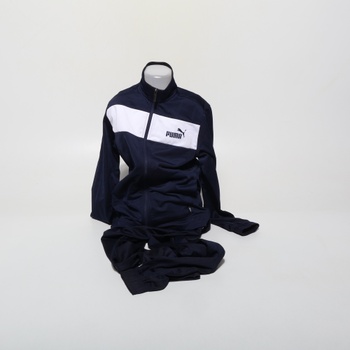 PUMA Chlapčenské teplákové súpravy Poly Suit Cl B 164 Modrá (Peacoat)