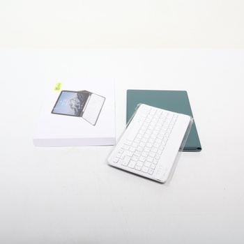 Puzdro s klávesnicou pre iPad 9/8/7 generácie (2021/2020/2019) 10,2 palca, mäkká TPU zadná strana s