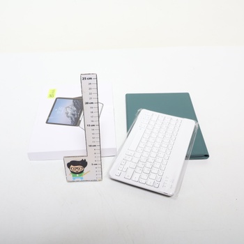 Puzdro s klávesnicou pre iPad 9/8/7 generácie (2021/2020/2019) 10,2 palca, mäkká TPU zadná strana s
