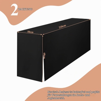 Sada 2 ks ubrusů Showgeous 220 x 50 x 80 cm