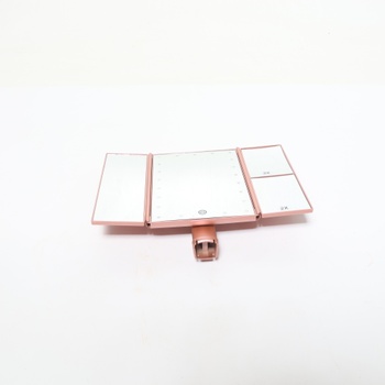 Kosmetické zrcátko WEILY třídílné USB LED