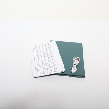 Puzdro s klávesnicou pre iPad 9/8/7 generácie (2021/2020/2019) 10,2 palca, mäkká TPU zadná strana s