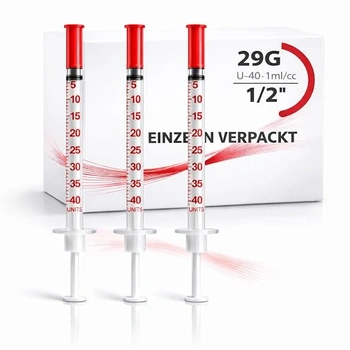 Inzulínová striekačka 1 ml/cc U40, 100 ks