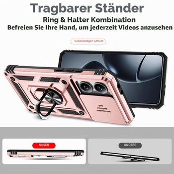 Magnetické pouzdro pro Xiaomi 14T 5G s kroužkem, ochranné pouzdro s krytkou objektivu, pouzdro na