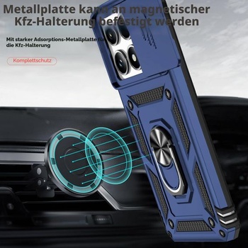 Magnetické pouzdro pro Xiaomi 14T Pro 5G s kroužkem, ochranné pouzdro s krytkou objektivu, pouzdro