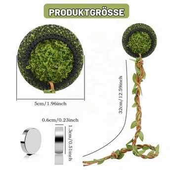 Kryt pro plazy se 2 silnými magnety, kožený skákavý pavouk s magnetem – Přírodní dekorace do