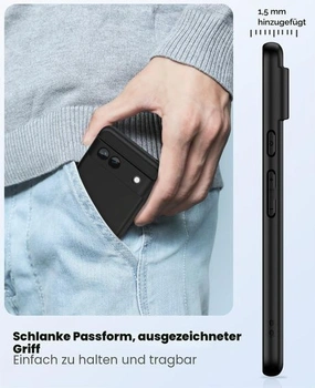 Pouzdro na telefon SineOrdo pro Google Pixel 8A, matné ochranné pouzdro, tenké silikonové TPU,