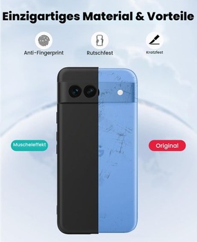 Pouzdro na telefon SineOrdo pro Google Pixel 8A, matné ochranné pouzdro, tenké silikonové TPU,