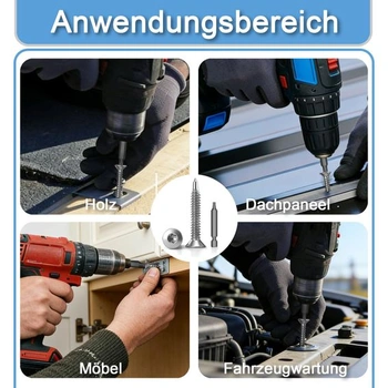 120 samovrtných šroubů Torx M4,2x19 mm, samořezné šrouby se zapuštěnou hlavou M4,2x19 – 120 ks