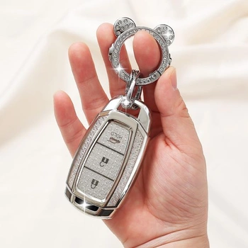 Ochranné pouzdro na klíč od auta pro Hyundai, kryt na klíč od auta TPU kompatibilní s Hyundai i10,