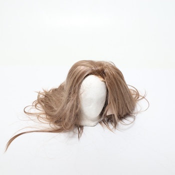 Parochňa Sapphirewigs s čelenkou, rovné vlasy, dámska syntetická svetlo hnedá parochňa s čelenkou,