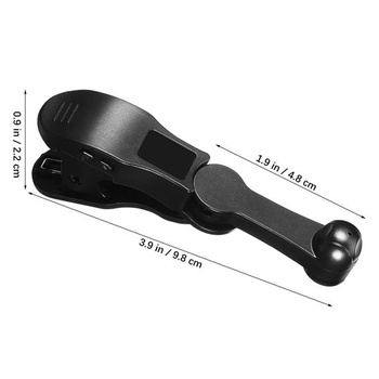 VILLCASE Screen Clicker Mobilní telefon Dálkové ovládání Spouště Černý ABS Skládací