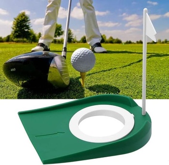2dílná sada golfových puttingových kelímků s vlajkou, plastové cvičební pomůcky na puttingové