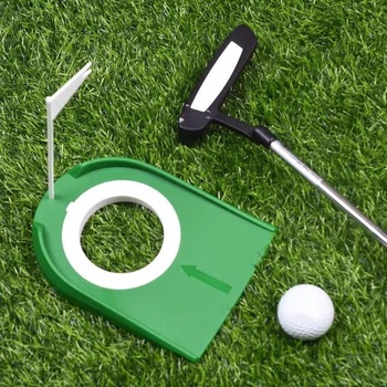 2dílná sada golfových puttingových kelímků s vlajkou, plastové cvičební pomůcky na puttingové