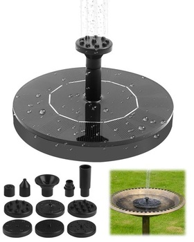 Plávajúce solárna fontána 13 cm Eddrfy