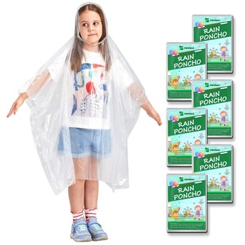 Pláštenky 6/10 pre deti i dospelých, extra silné, univerzálna veľkosť, detská veľkosť 6 kusov