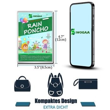 Pláštenky 6/10 pre deti i dospelých, extra silné, univerzálna veľkosť, detská veľkosť 6 kusov