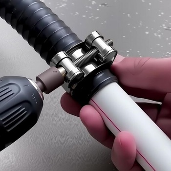 4 objímky na závěsné šrouby, nerezová ocel 304, hadicové objímky 23-25 mm, 4 ks